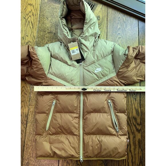 Nike Windrunner PrimaLoft Storm-FIT Hooded Puffer Jacket Khaki FB8185 248 Small - Picture 5 of 6